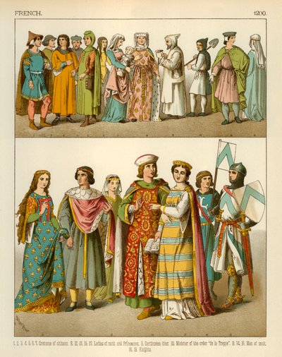 Traje francés 1200 de Albert Kretschmer